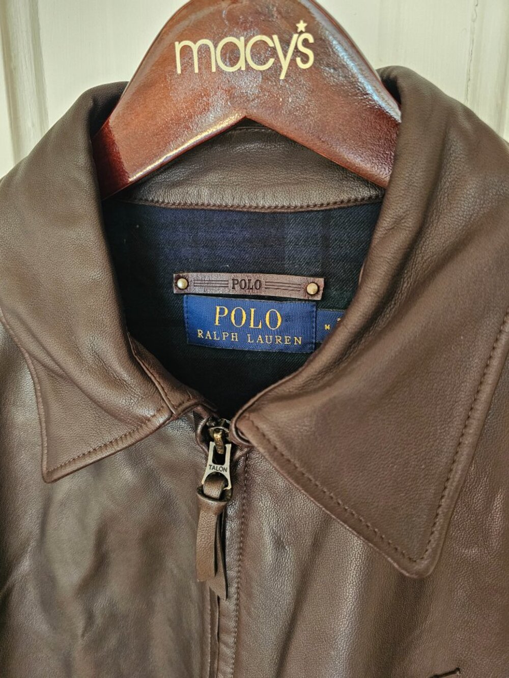 Polo Ralph Lauren Leather Men's Jacket - Picture 11 of 14